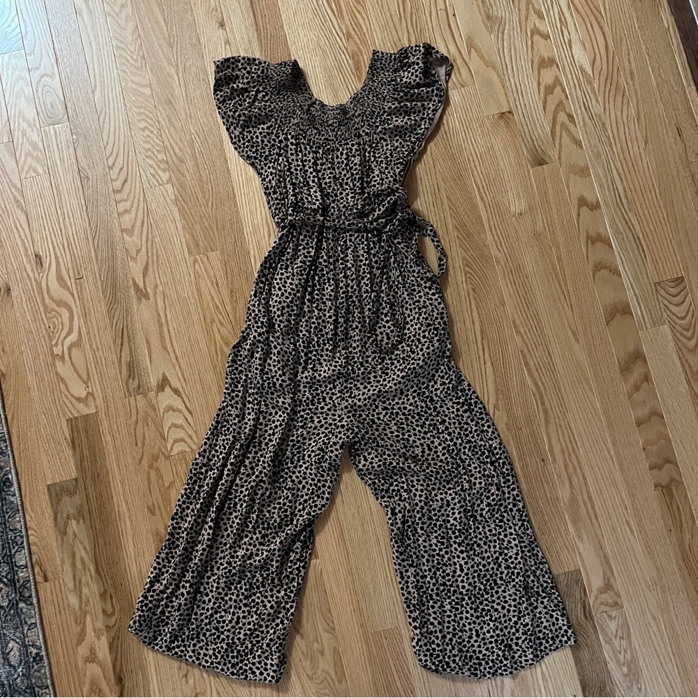 Leopard Print Jumpsuit